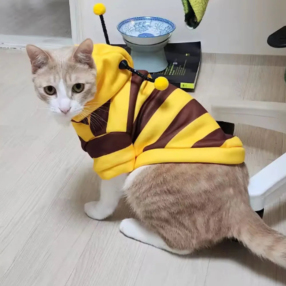 Pet Puppy Coat Apparel Outfit Dog Halloween Hoodies Winter Cat Cosplay Costume Holiday Outfit for Small Medium Dogs & Cats ﻿