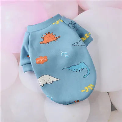 Cartoon Pet Clothes Suit Hoodies Coat for Small Dogs Dachshund York Puppy Cat Sweatshirt Pullover Jacket Pet Costumes Winter XL