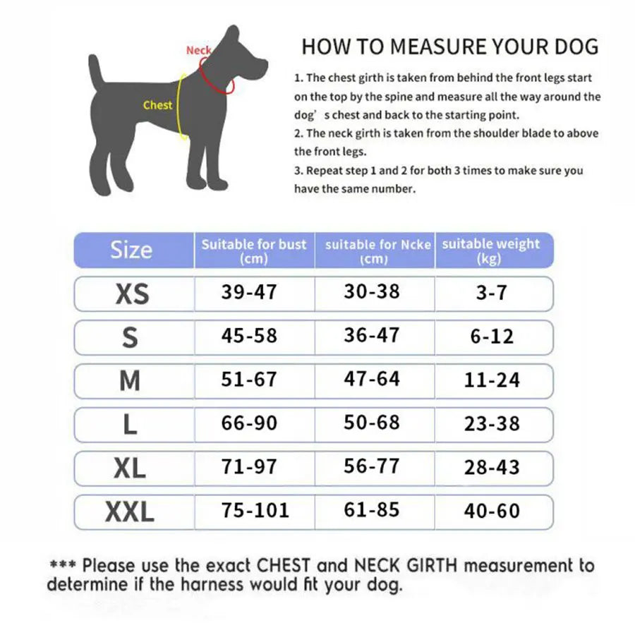 Dog Harness Reflective Breathable Adjustable Pet Harness For Dog Vest ID Custom Patch Outdoor Walking Dog Supplies