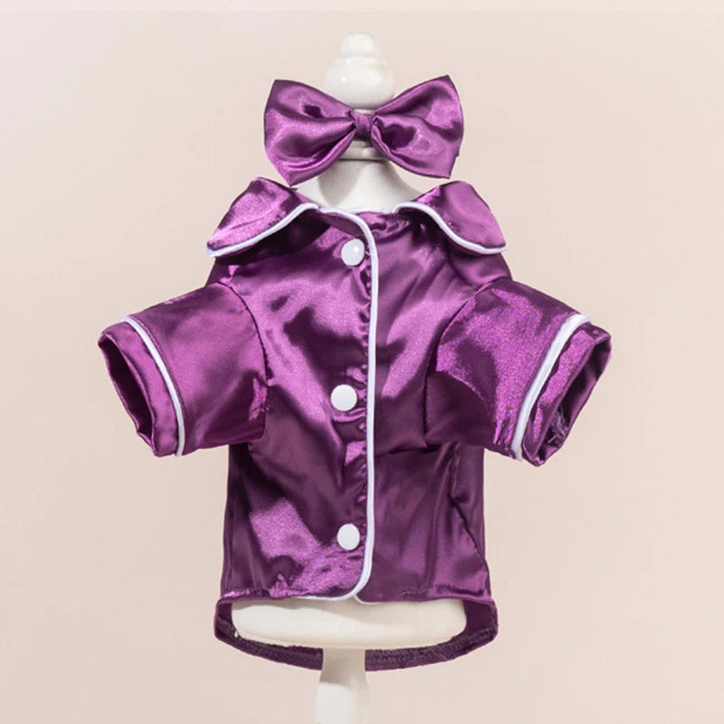 Pet Pajamas Dog Costume Teddy Retriever Clothes Cat Apparel  Dogs Shirts Small Medium Dog Clothes Spring Summer Puppy Clothing