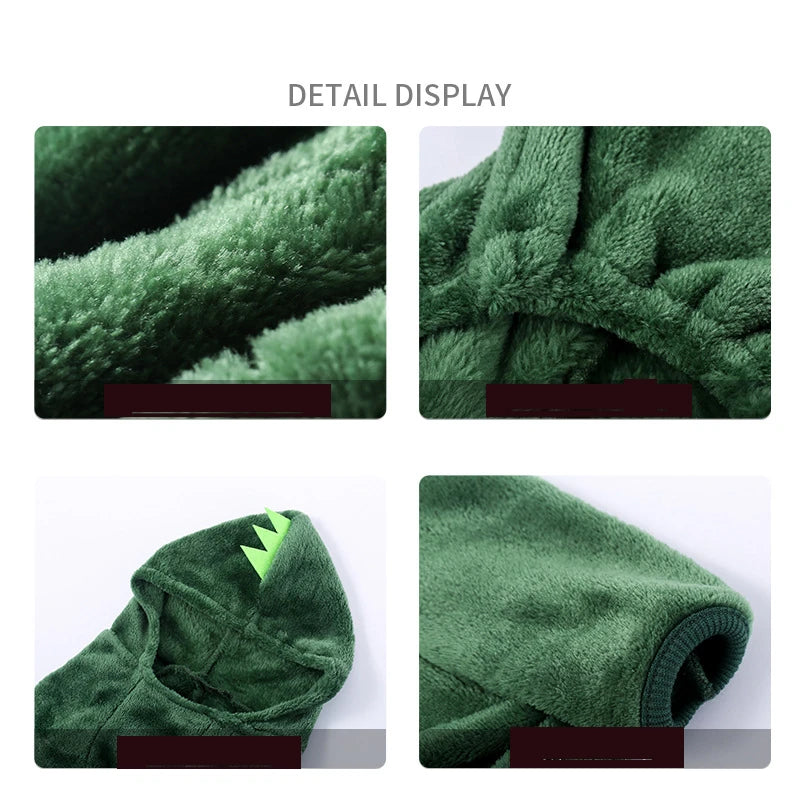 Pet Dog Clothes Warm Soft Fleece Dogs Jumpsuits Pet Clothing for Small Dogs Puppy Cats Hoodies Chihuahua Yorkshire Costume Coats