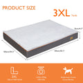 Dog Pet Bed  Large Padded Orthopedic Dog Bed Foam Cushion Pets Pillow Bed with Washable Cover