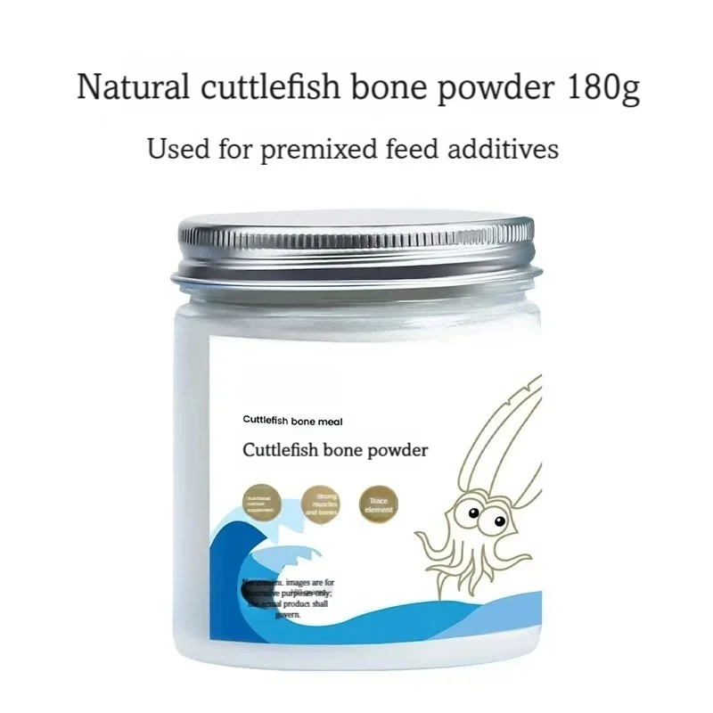 Cuttlefish Bone Powder Rich Calcium Trace Elements Feed Grade Supplement For Birds Parrots Tortoise Promoting Growth & Breeding