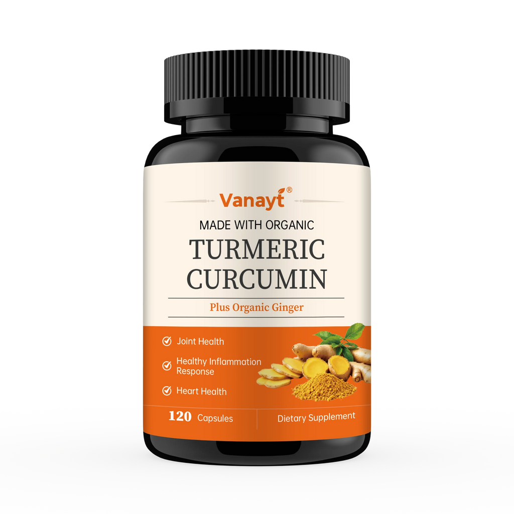 Turmeric Curcumin Capsules - with Black Pepper 95% Curcumin Complex - for Joint, Digestive & Immune Support Supplement