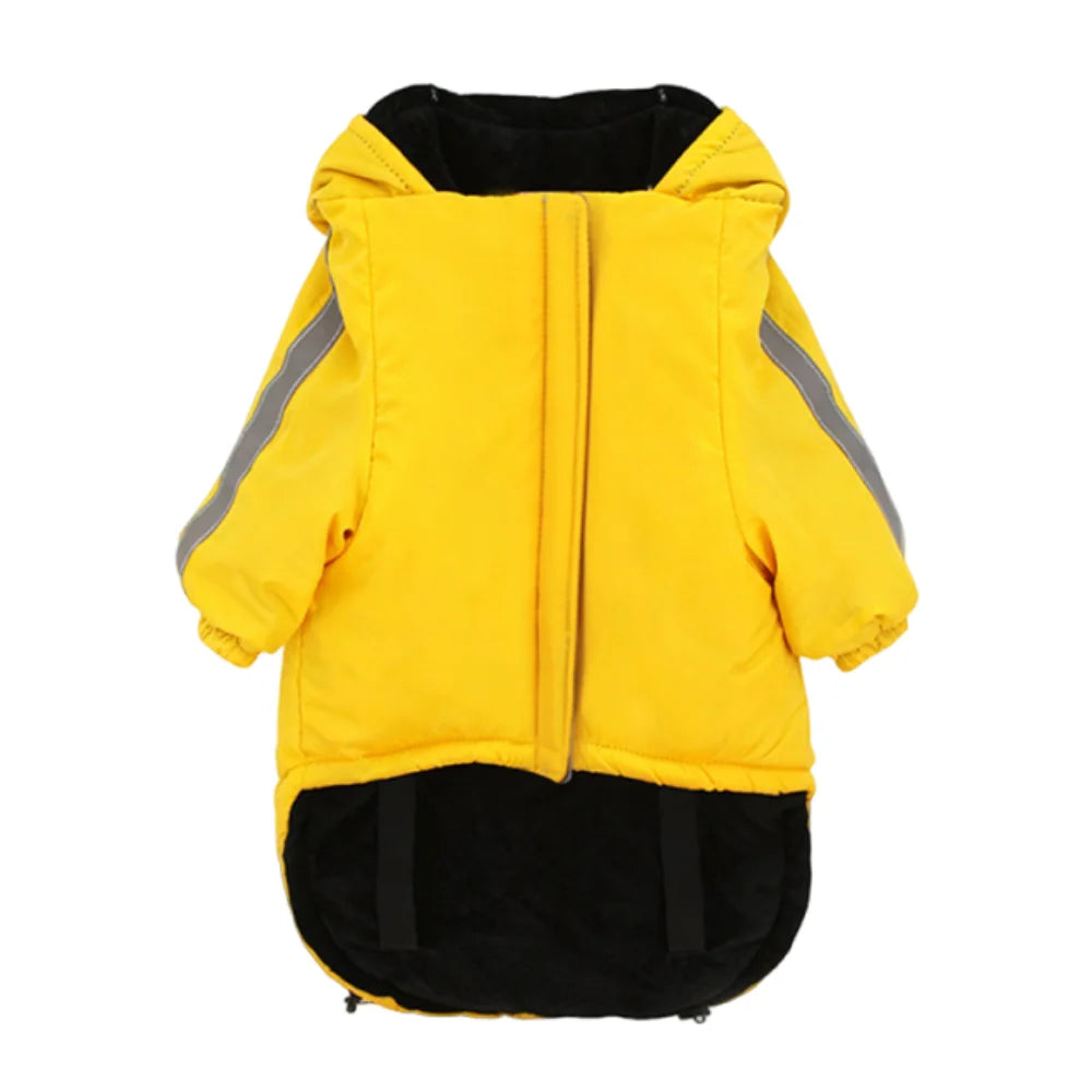 Pet Costume Windproof Fleece Dog Clothes Waterproof Warm Winter Pet Apparel Thicken Comfortable Pet Sweatshirt Autumn Winter