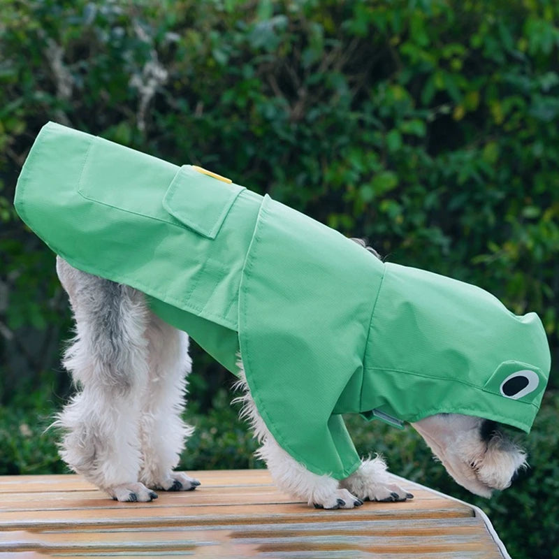 Pet Dog Raincoat Coat The Dog Face Pet Cape Clothes Outdoor Jacket Dog Raincoat Reflective Clothes for Small Medium Large Dogs