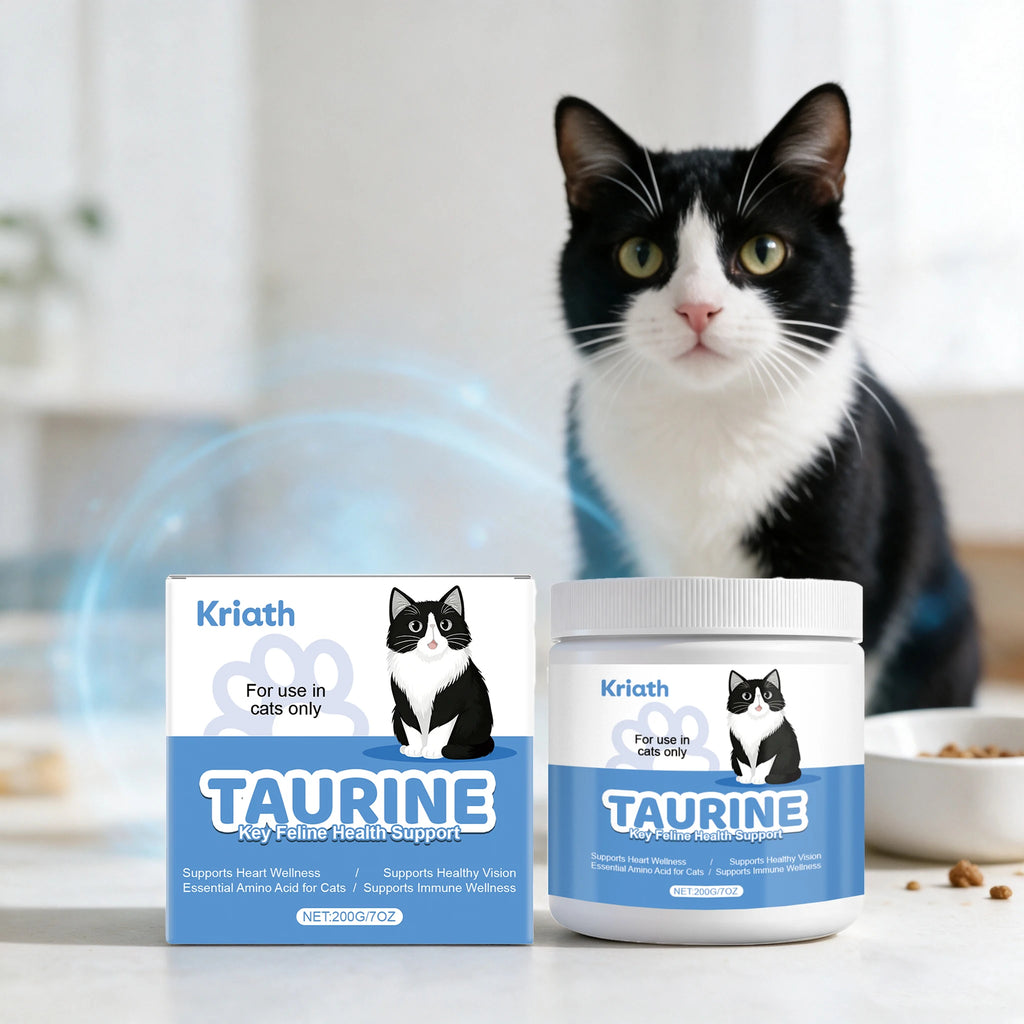 200G Cat Taurine Powder Gentle Formula Daily Nutritional Supplement Nourishing Cat Care Taurine Powder for Cat 's Body Health