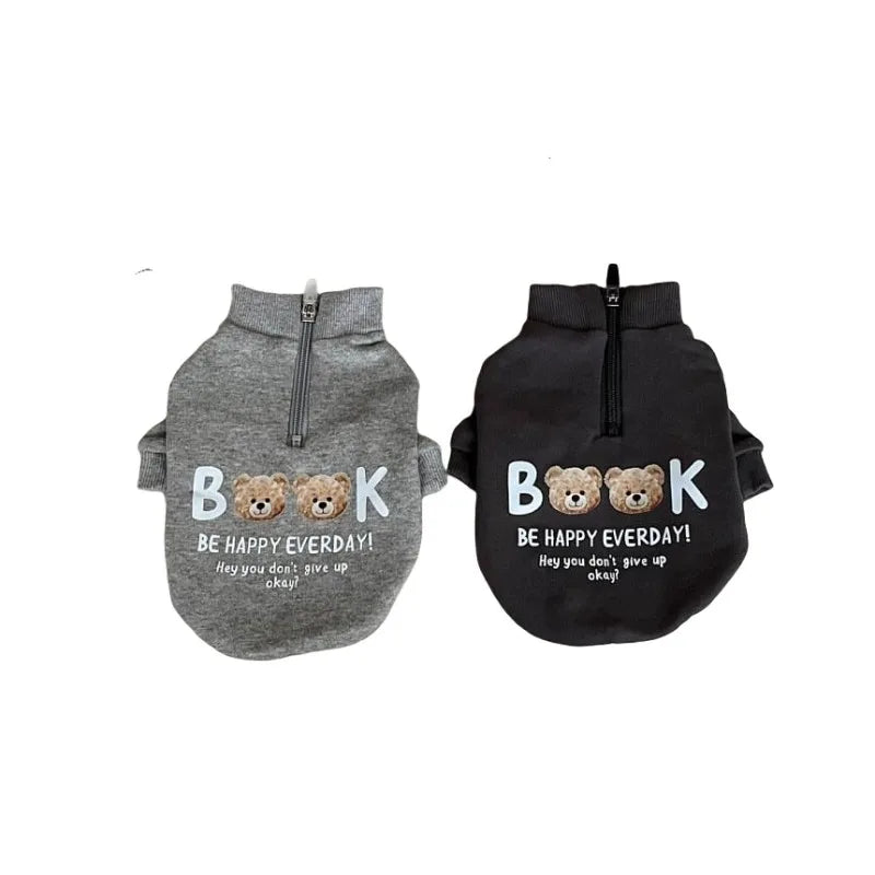 Pet Clothes Cartoon Bear Pet Shirt Puppy Clothes Pet Jacket for Small Medium Dog Cat Chihuahua Costume Dogs Winter Cute Costume