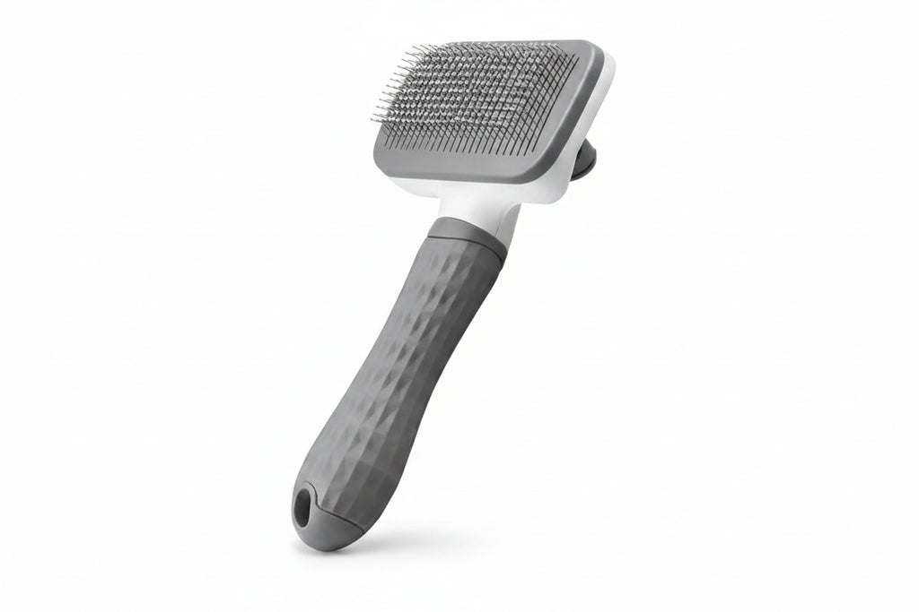 Universal Pet Detangling Brush, Massages Out Knots & Mats. 19cm, for Long/Short Hair, Soothing