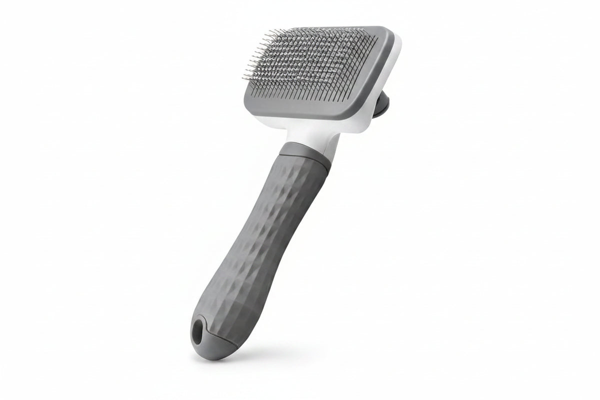Universal Pet Detangling Brush, Massages Out Knots & Mats. 19cm, for Long/Short Hair, Soothing