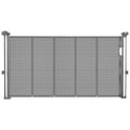 SucceBuy 55/71/110in Retractable Baby Gate 34in Tall Extends Wide Retractable Gate for Kids Pets Mesh Material Easy to Install