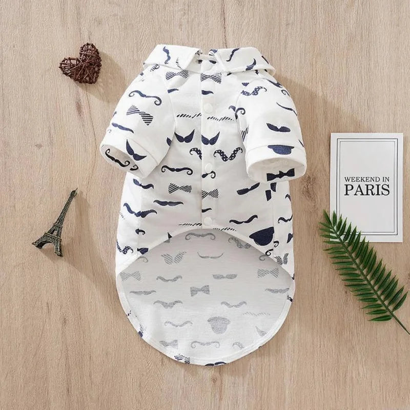 Pet Outdoor Shirts, Pet Breathable Cat Shirts, Outdoor Shirts, Seasonal Versatile Cat & Dog Apparel - Sophisticated and Elegant