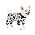 Cartoon Pet Cow Jumpsuit Breathable Soft Comfortable Dog Anti-hair Loss Clothing Cute Dog Soothing Clothes Pet Apparel Costume