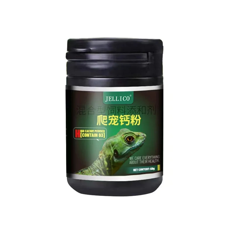 Crawling Pet Vitamin D3 Calcium Powder For Amphibian Reptiles Turtle Pet Frog Chameleon Promoting Calcium Absorbing & Supplement