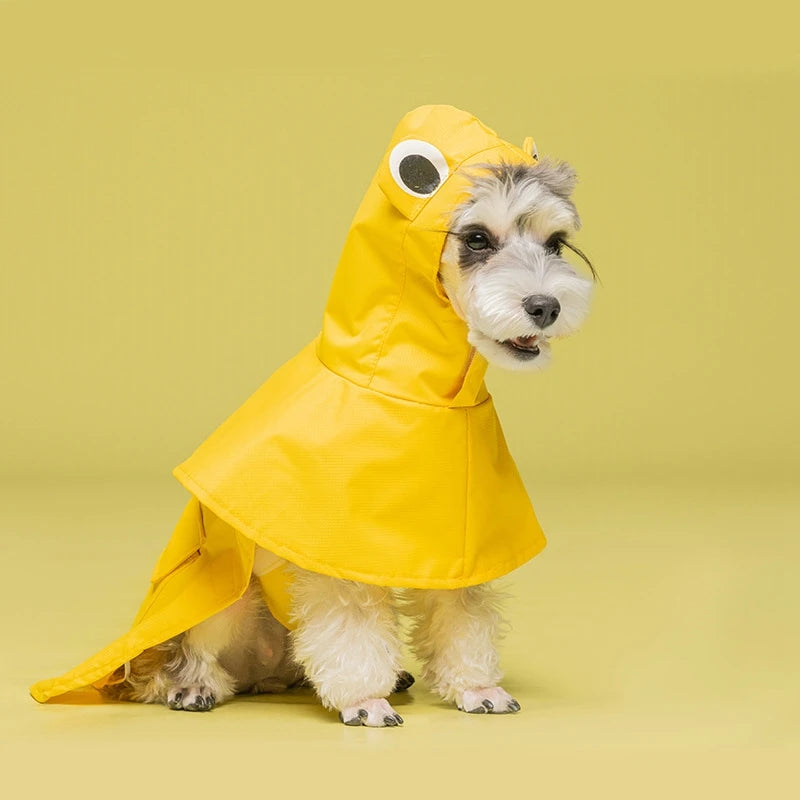 Pet Dog Raincoat Coat The Dog Face Pet Cape Clothes Outdoor Jacket Dog Raincoat Reflective Clothes for Small Medium Large Dogs