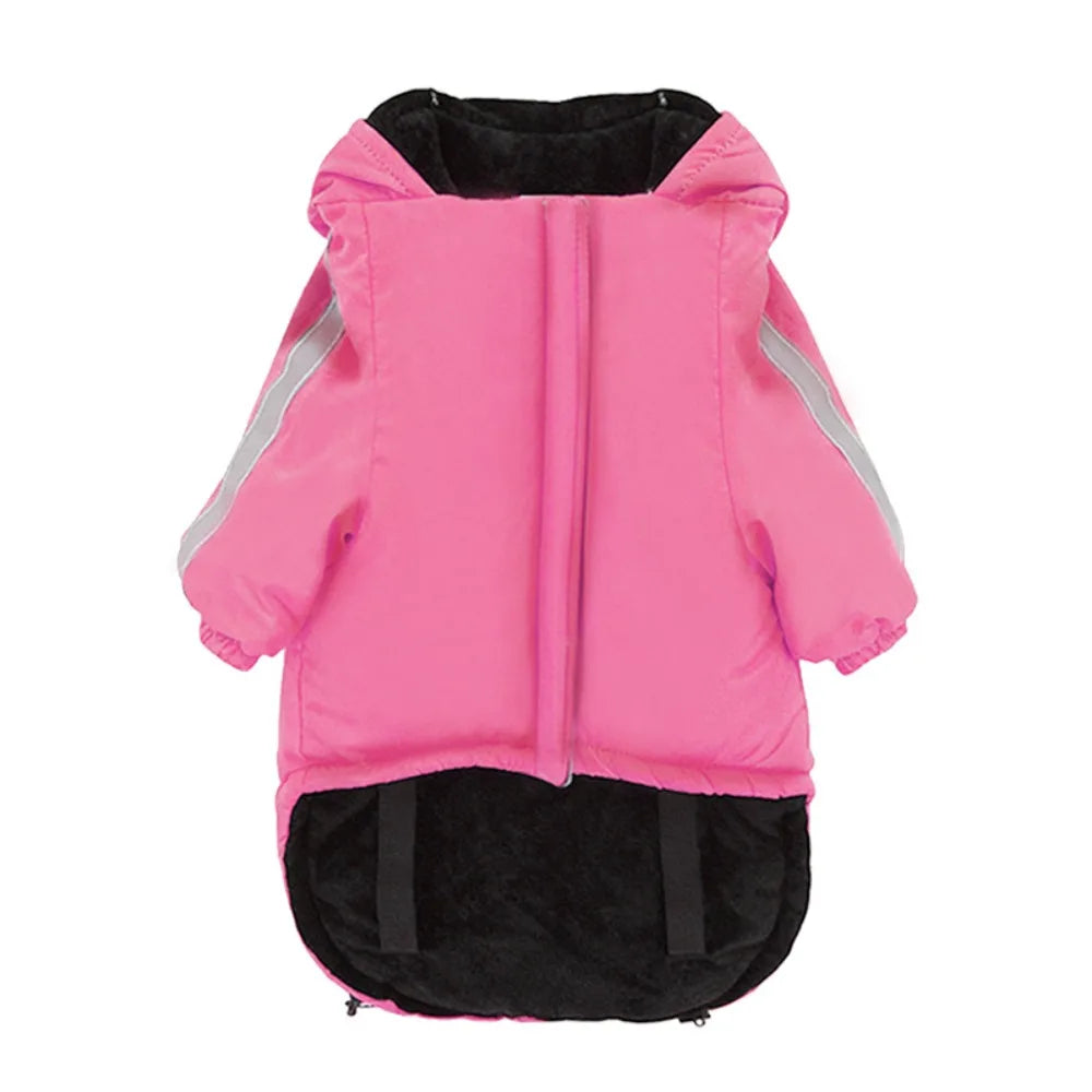 Pet Costume Windproof Fleece Dog Clothes Waterproof Warm Winter Pet Apparel Thicken Comfortable Pet Sweatshirt Autumn Winter