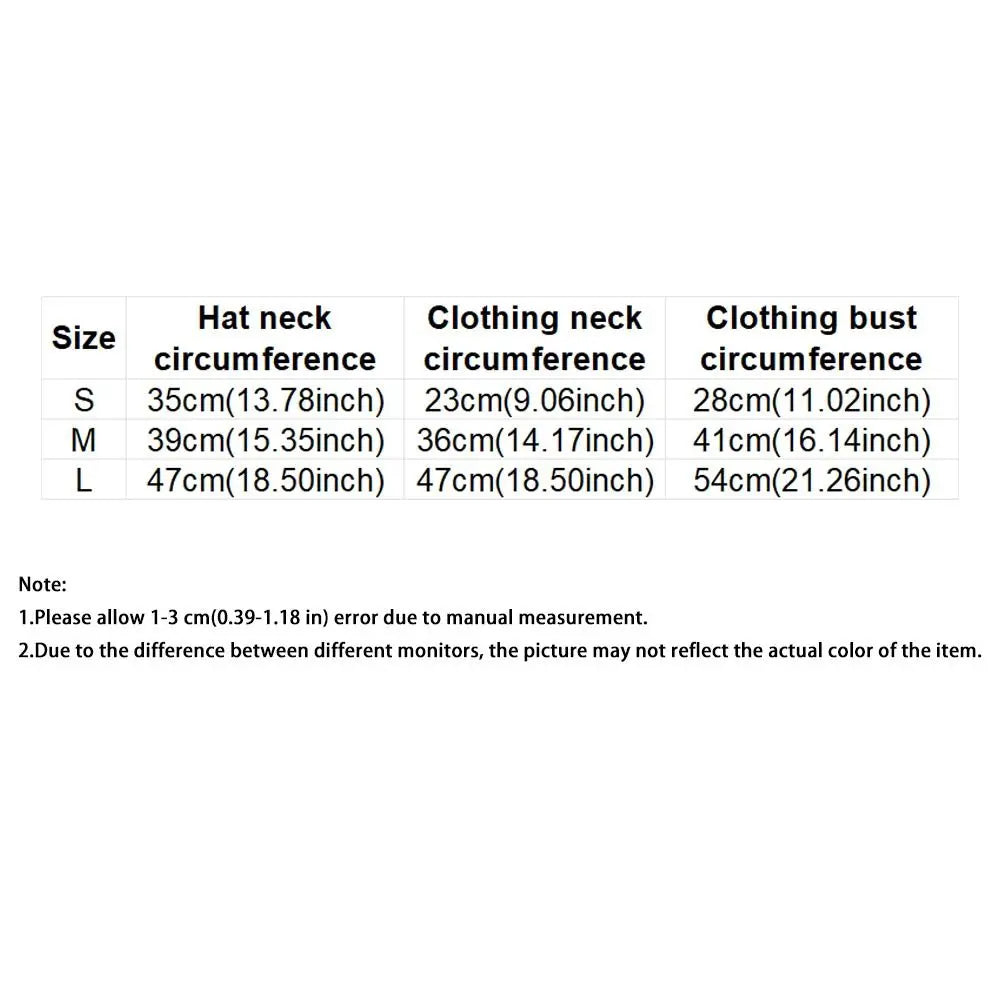 Dressing-Up Set Adjustable Pet Funny Chef Costume Breathable Polyester Pet Cook Outfit Comfortable Cat Party Dressed Up Festival