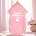 Pet Vest "Mama's Bodyguard" Themed Print,Thin Dog Vest for Small and Medium Dogs Cats Summer Pet Apparel in Multiple Colors
