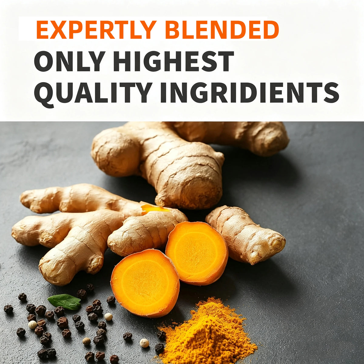 Turmeric Curcumin Capsules - with Black Pepper 95% Curcumin Complex - for Joint, Digestive & Immune Support Supplement