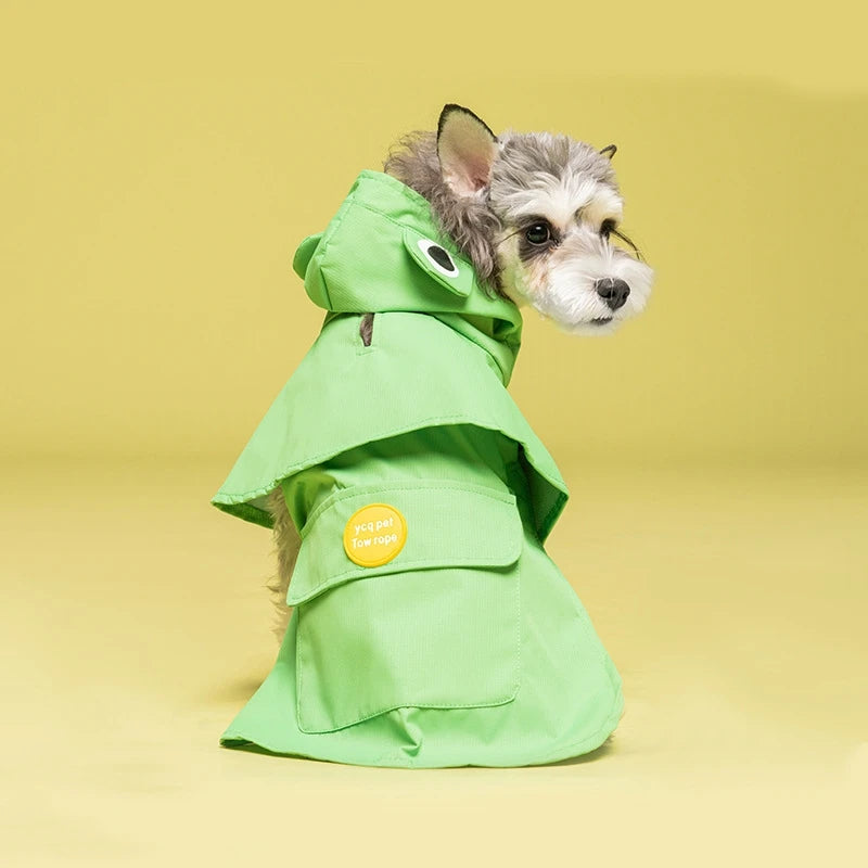 Pet Dog Raincoat Coat The Dog Face Pet Cape Clothes Outdoor Jacket Dog Raincoat Reflective Clothes for Small Medium Large Dogs