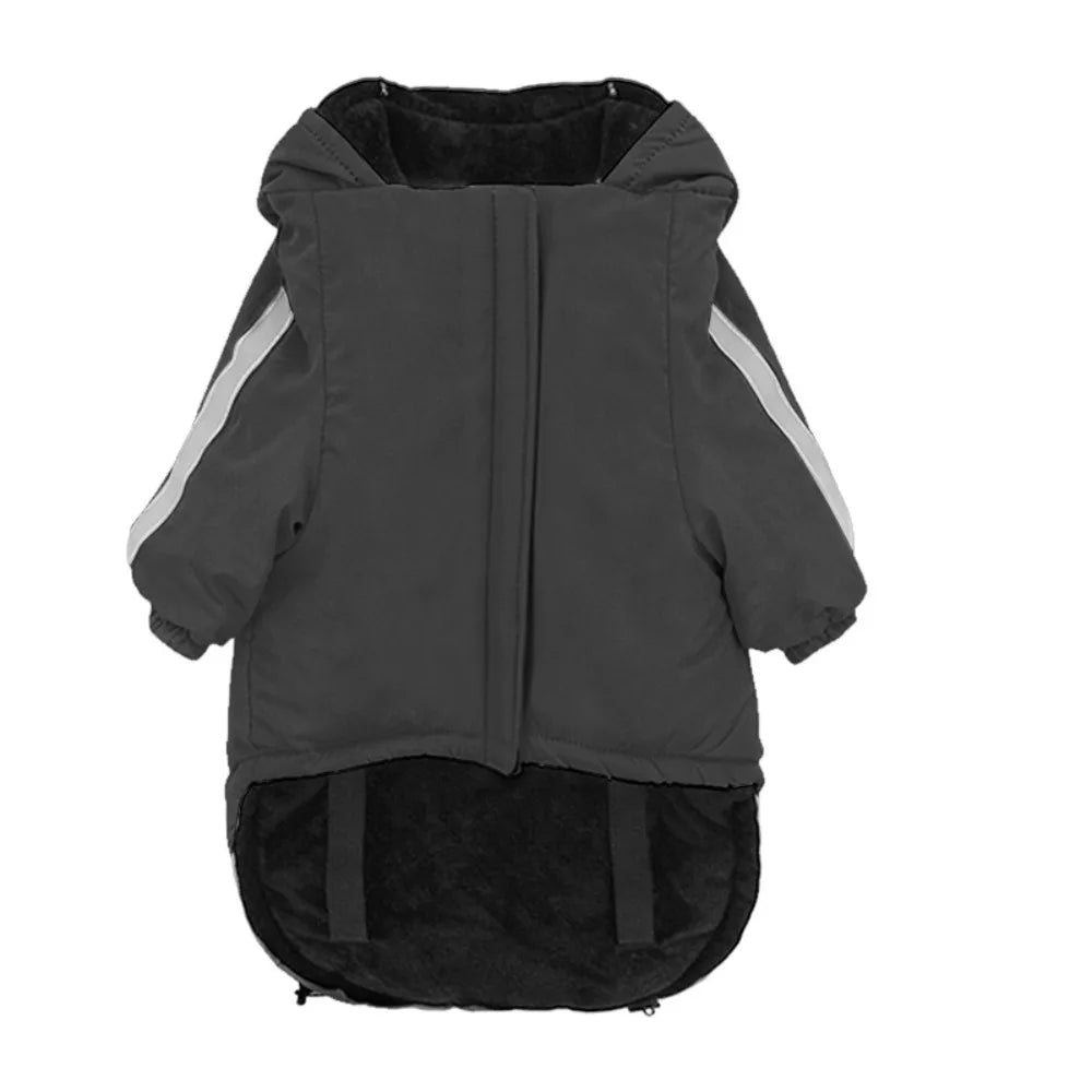 Pet Costume Windproof Fleece Dog Clothes Waterproof Warm Winter Pet Apparel Thicken Comfortable Pet Sweatshirt Autumn Winter