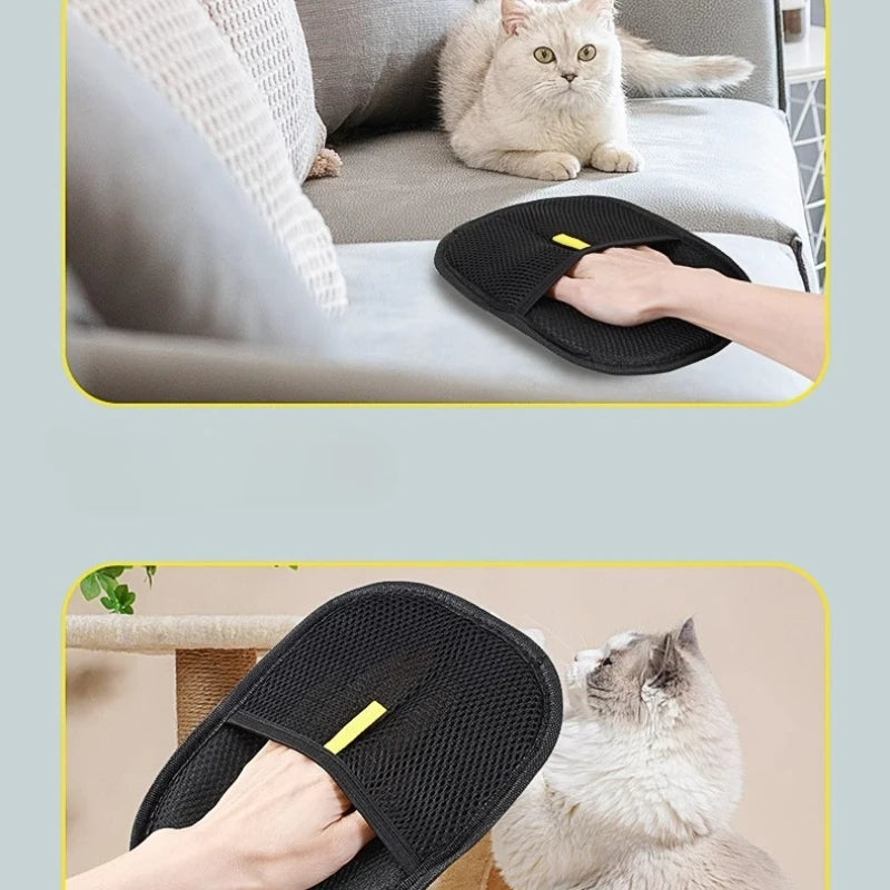 Pet Hair Remover Portable Washable Clothes Hair Dehairing Gloves Pet Cleaning Products Pet Accessories