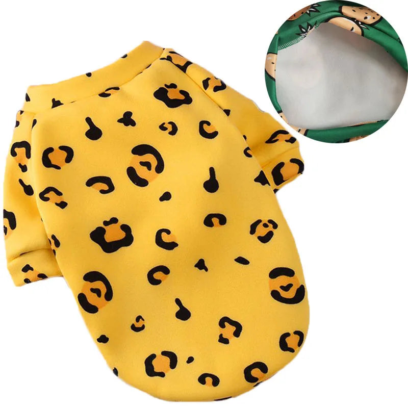 Cartoon Pet Clothes Suit Hoodies Coat for Small Dogs Dachshund York Puppy Cat Sweatshirt Pullover Jacket Pet Costumes Winter XL