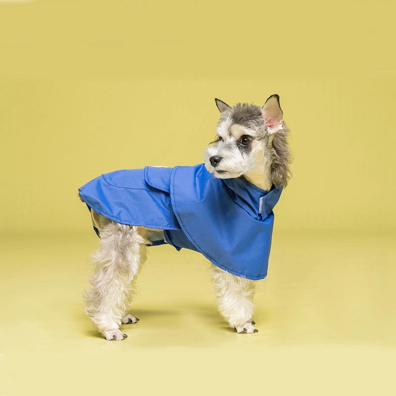 Pet Dog Raincoat Coat The Dog Face Pet Cape Clothes Outdoor Jacket Dog Raincoat Reflective Clothes for Small Medium Large Dogs